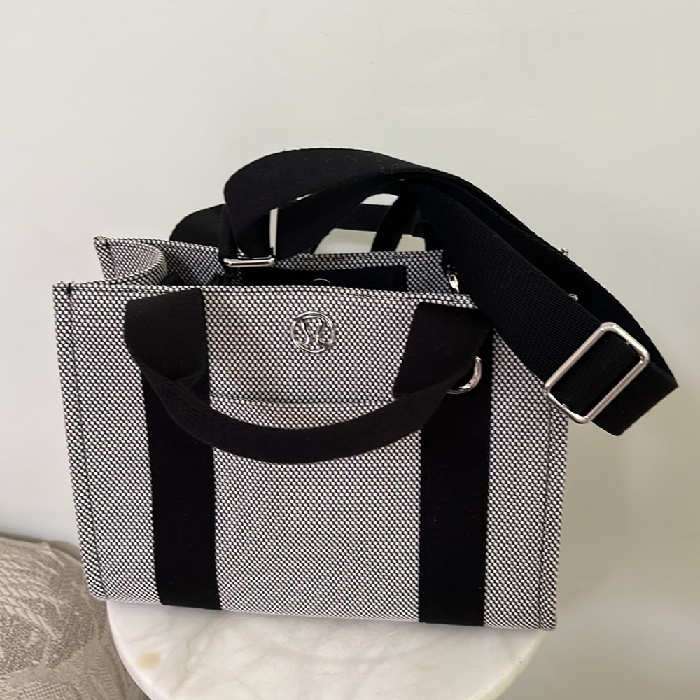 Elegant Black and White Tote Bag